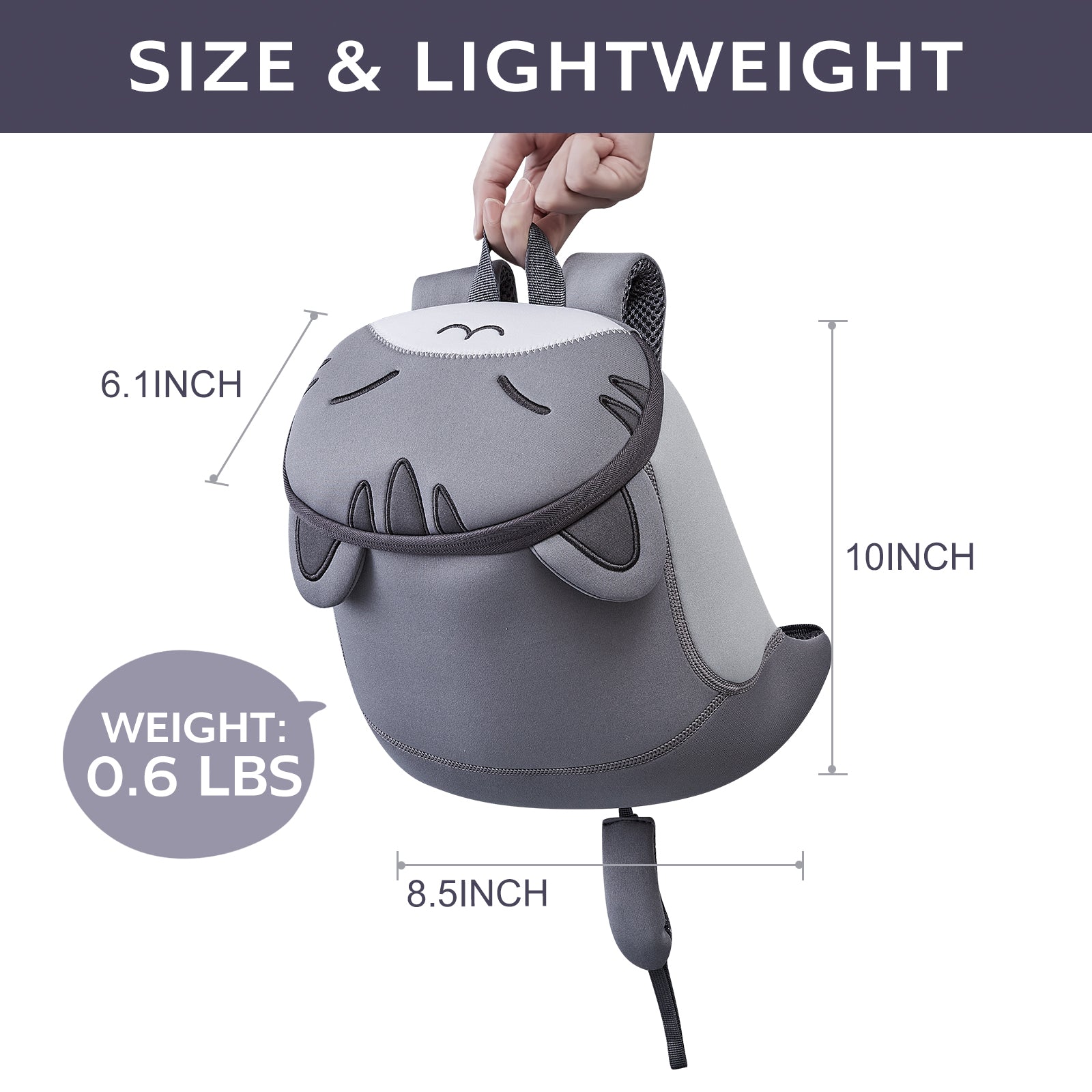 Cat Buddy Backpack – For Kids (Ages 2–6)