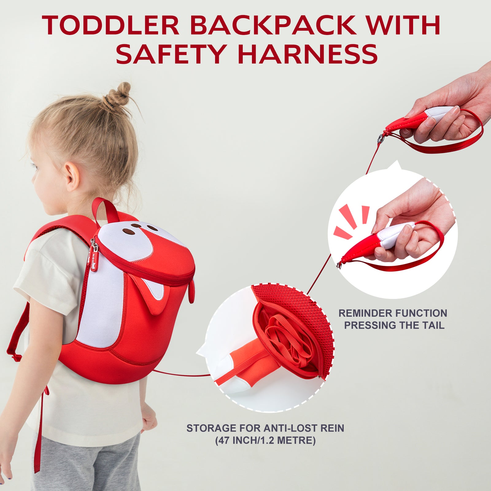 Fox Buddy Backpack – For Kids (Ages 2–6)