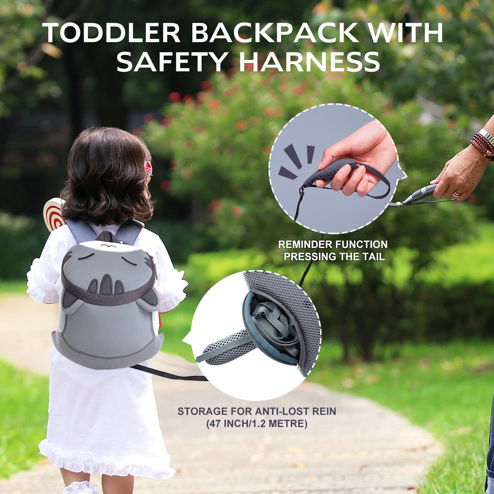 Cat Buddy Backpack – For Kids (Ages 2–6)
