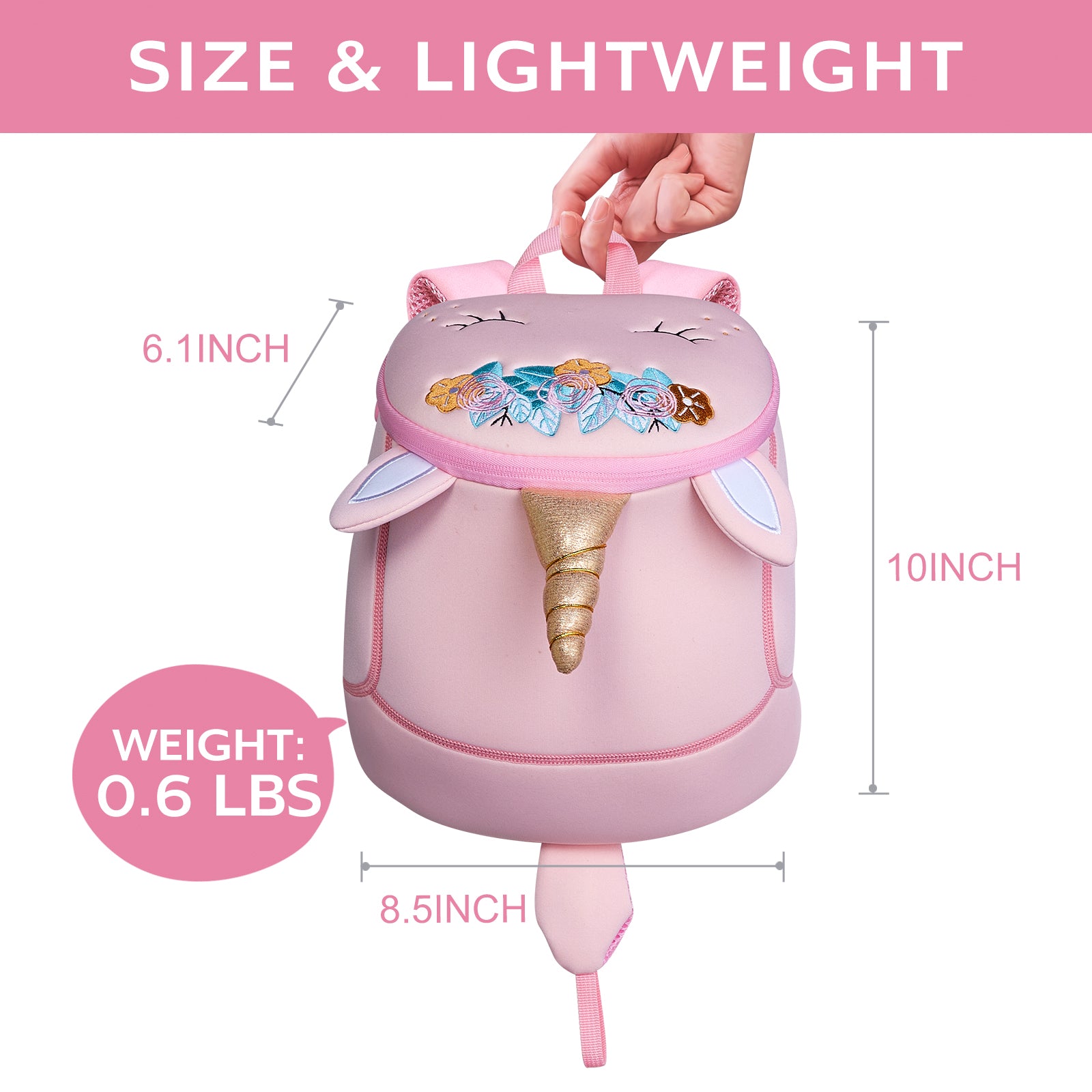 Unicorn Buddy Backpack – For Kids (Ages 2–6)